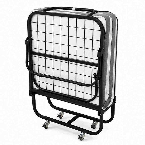 تخت خواب تاشو فلزی یک نفره چرخدار اکسترابد base751